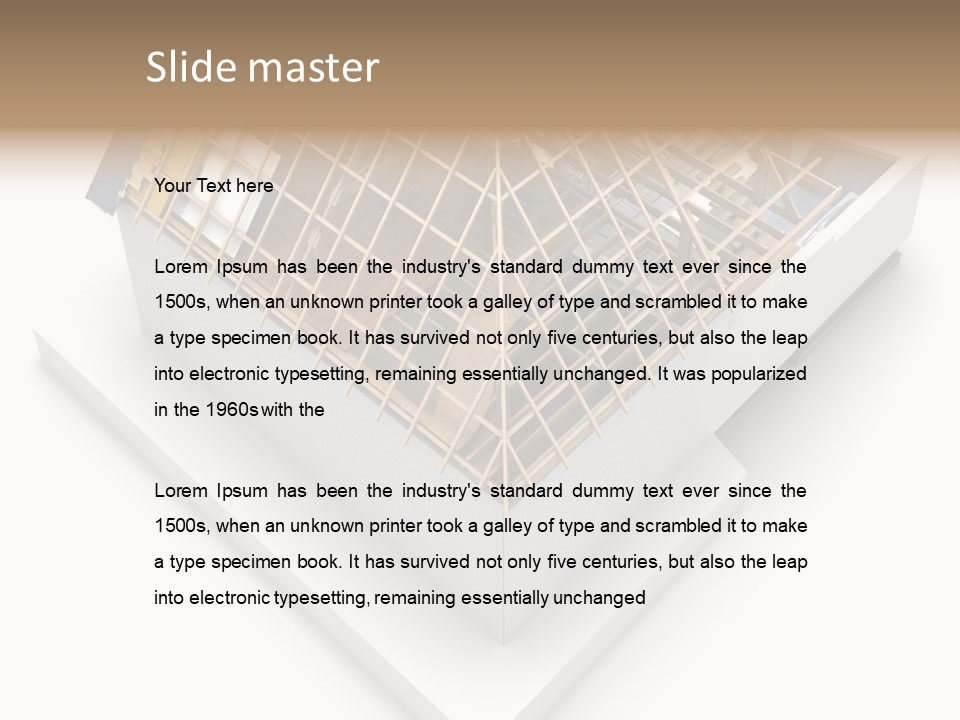 Thermal Insulation Plank Home Renovation PowerPoint Template