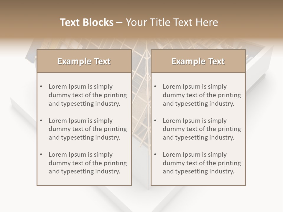 Thermal Insulation Plank Home Renovation PowerPoint Template
