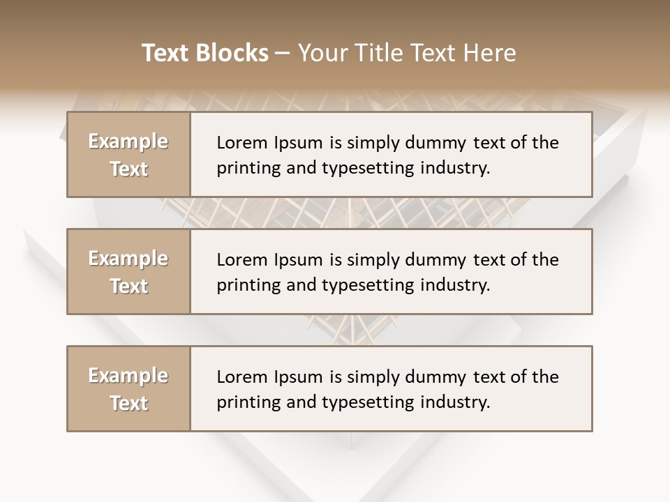 Thermal Insulation Plank Home Renovation PowerPoint Template
