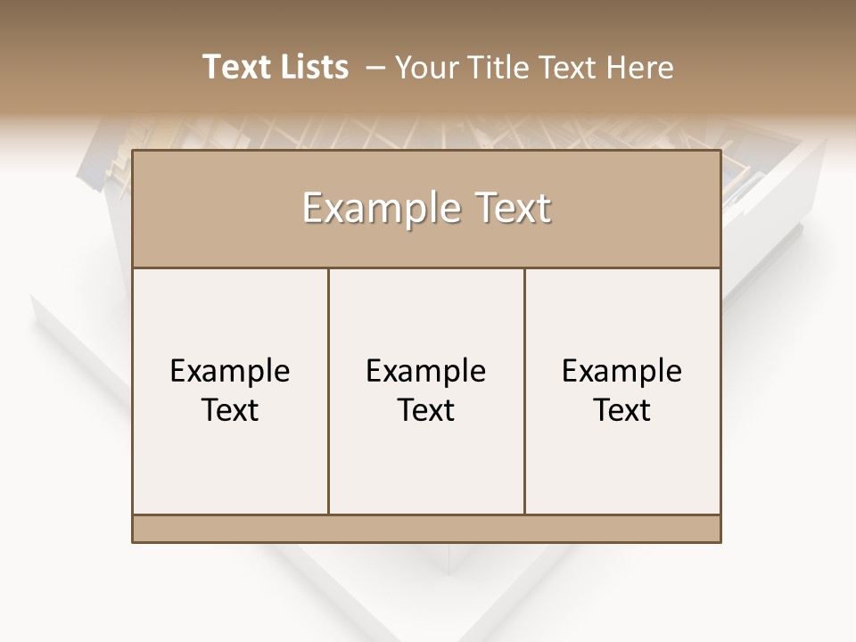 Thermal Insulation Plank Home Renovation PowerPoint Template
