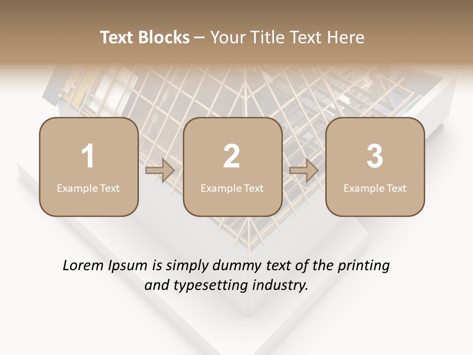 Thermal Insulation Plank Home Renovation PowerPoint Template