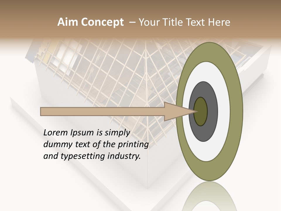 Thermal Insulation Plank Home Renovation PowerPoint Template