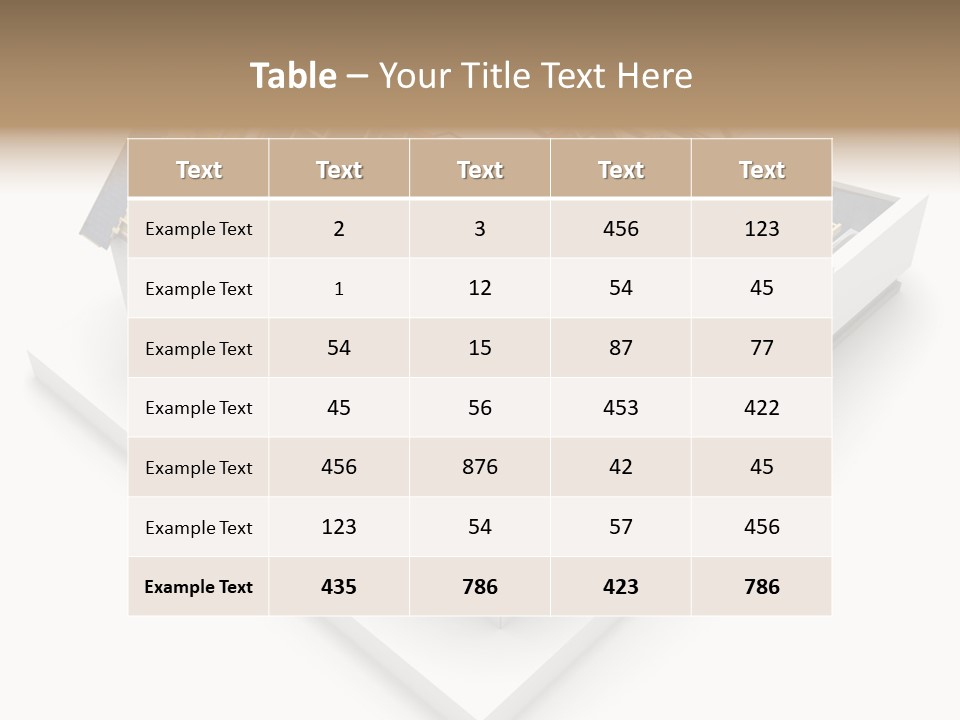 A House That Is Being Built On Top Of A Block Of Wood PowerPoint Template