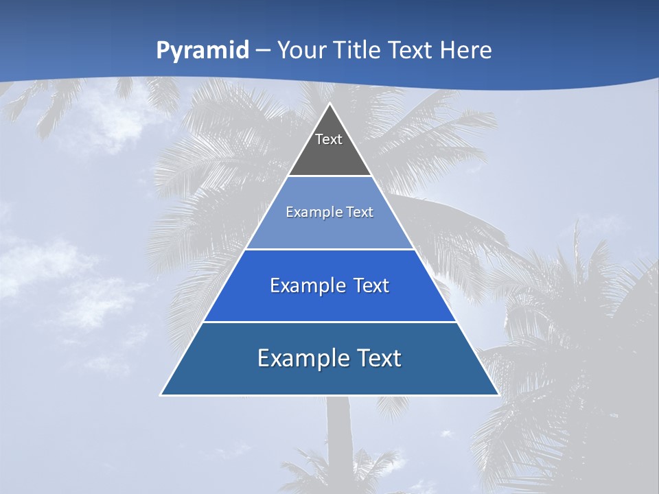 Hong Kong Island Palm Tree Singapore City PowerPoint Template