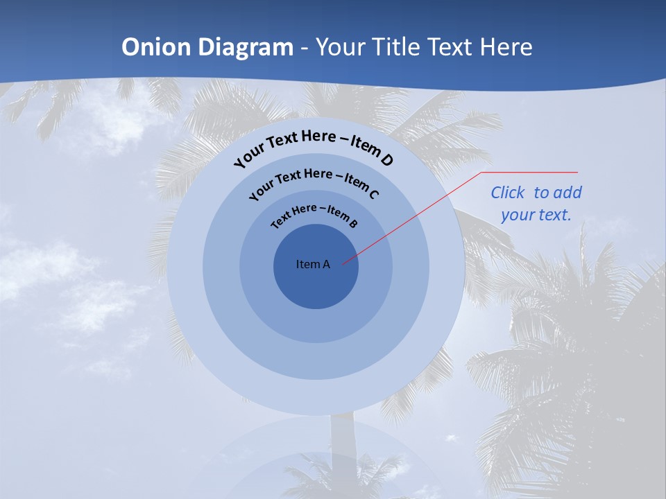 Hong Kong Island Palm Tree Singapore City PowerPoint Template