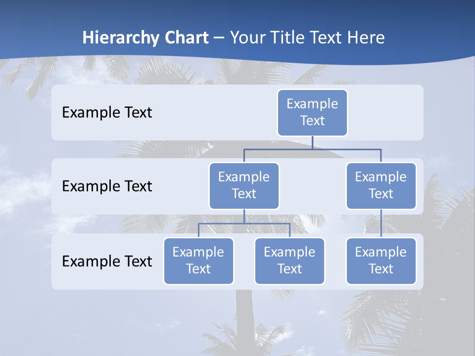 Hong Kong Island Palm Tree Singapore City PowerPoint Template