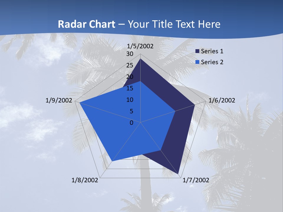 Hong Kong Island Palm Tree Singapore City PowerPoint Template