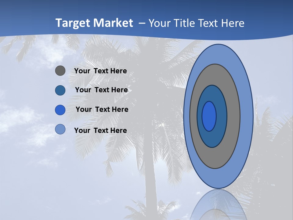 Hong Kong Island Palm Tree Singapore City PowerPoint Template