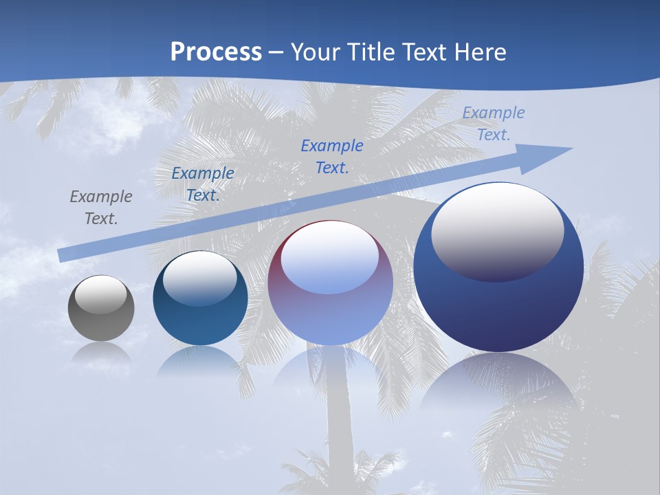 Hong Kong Island Palm Tree Singapore City PowerPoint Template