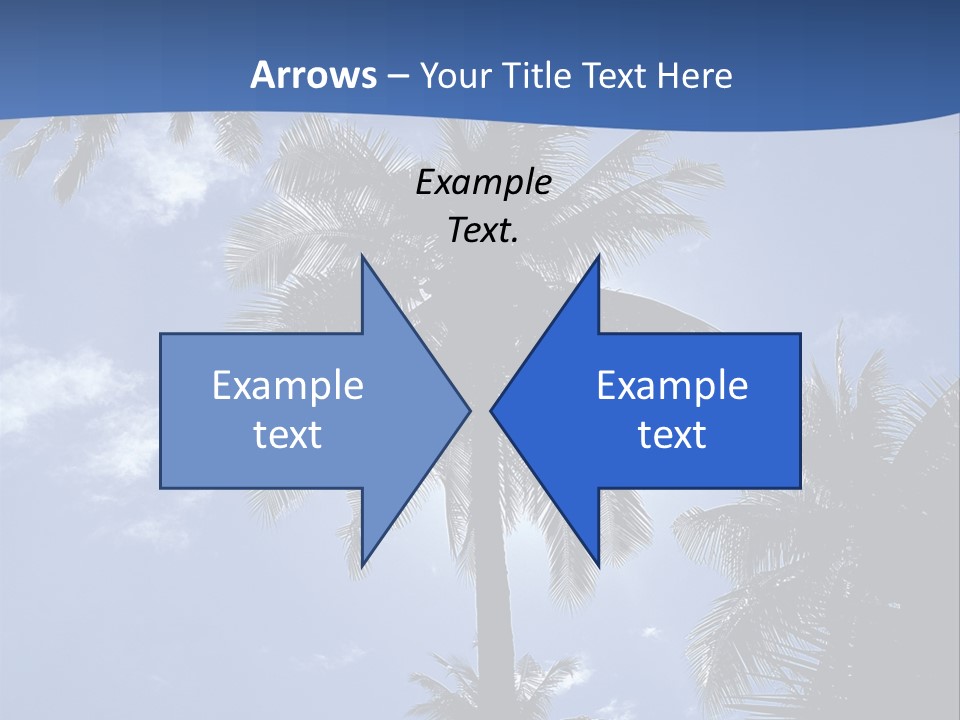 Hong Kong Island Palm Tree Singapore City PowerPoint Template