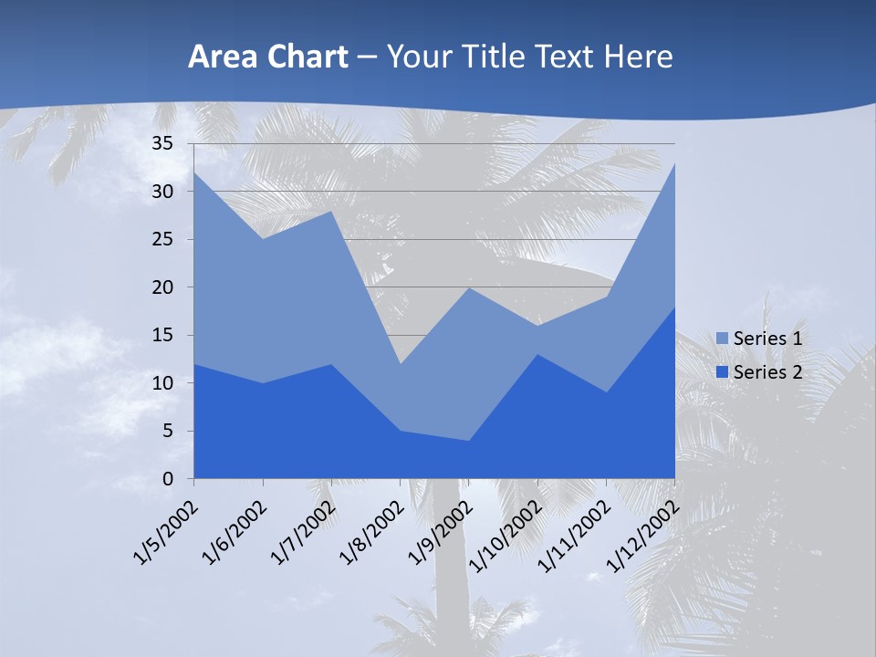 Hong Kong Island Palm Tree Singapore City PowerPoint Template