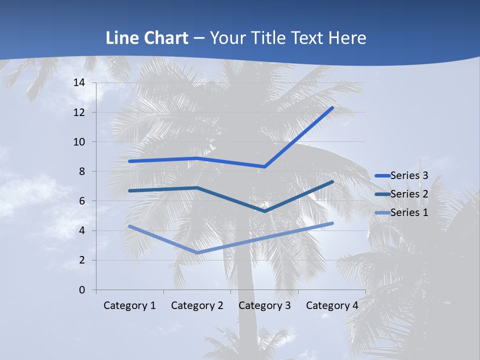 Hong Kong Island Palm Tree Singapore City PowerPoint Template