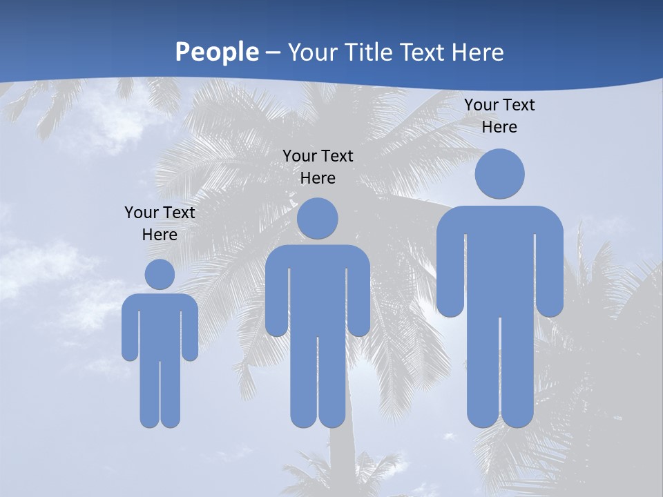 Hong Kong Island Palm Tree Singapore City PowerPoint Template