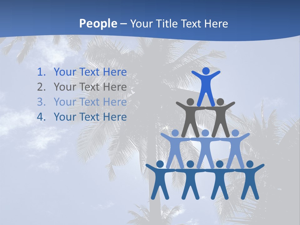 Hong Kong Island Palm Tree Singapore City PowerPoint Template