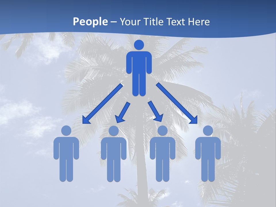 Hong Kong Island Palm Tree Singapore City PowerPoint Template