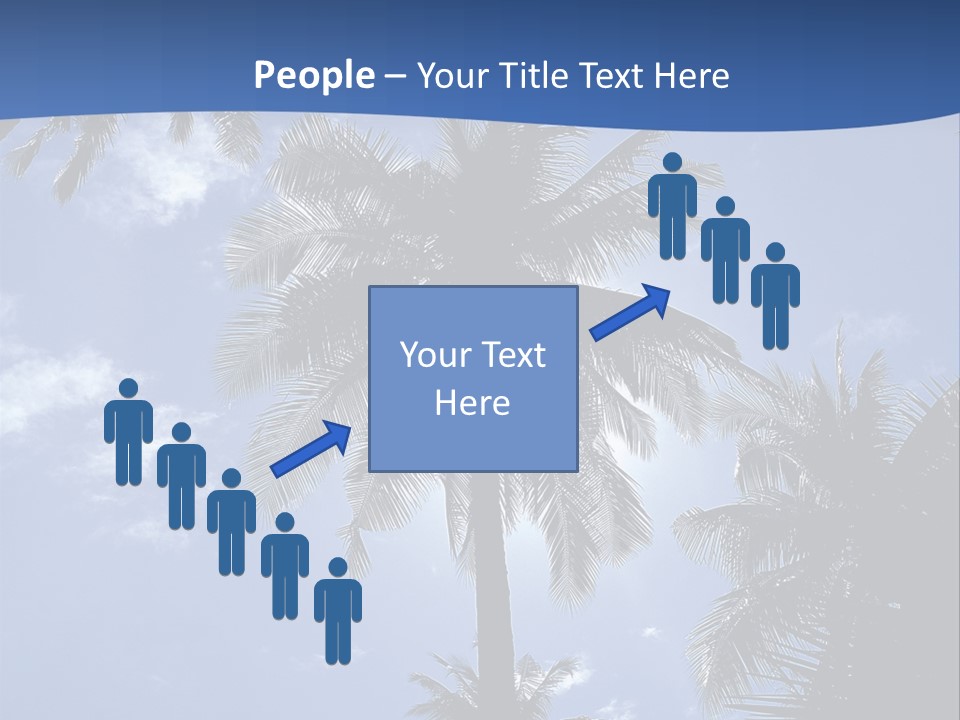 Hong Kong Island Palm Tree Singapore City PowerPoint Template