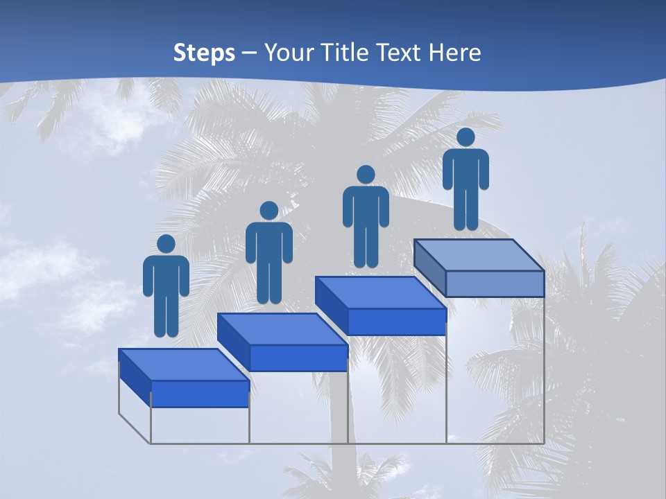 Hong Kong Island Palm Tree Singapore City PowerPoint Template