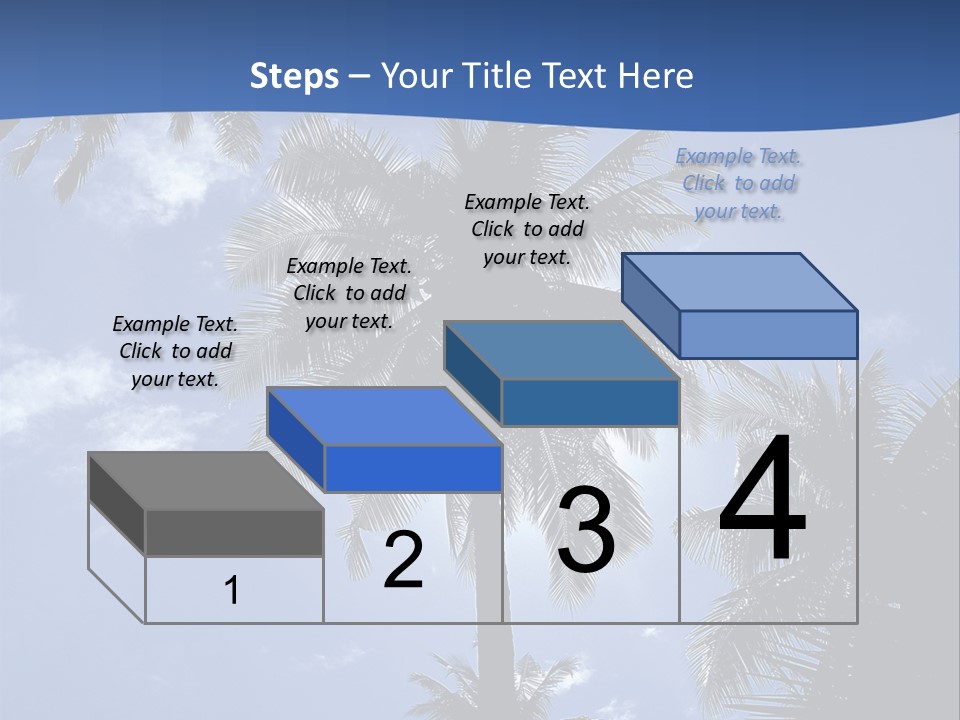 Hong Kong Island Palm Tree Singapore City PowerPoint Template