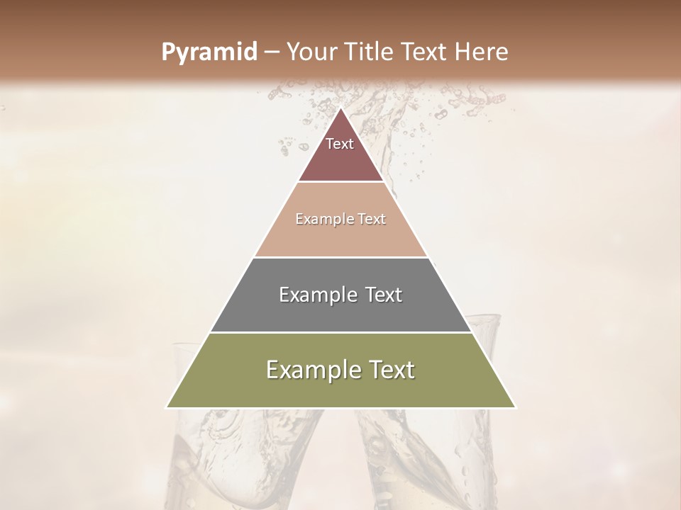 Liquid Splash Champaign Drink PowerPoint Template