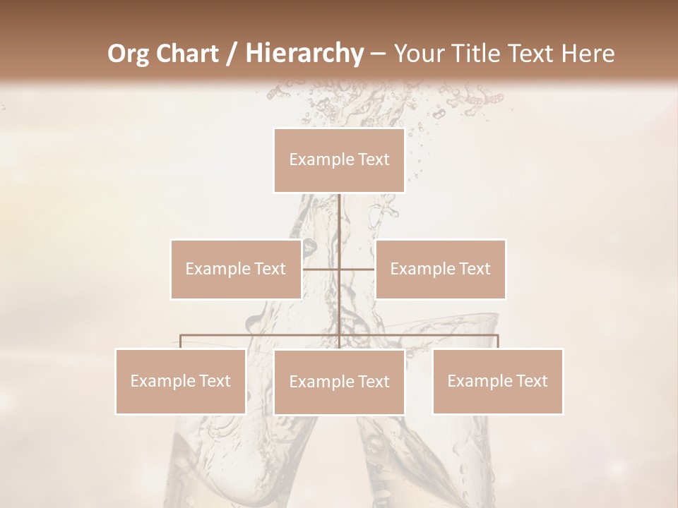 Liquid Splash Champaign Drink PowerPoint Template