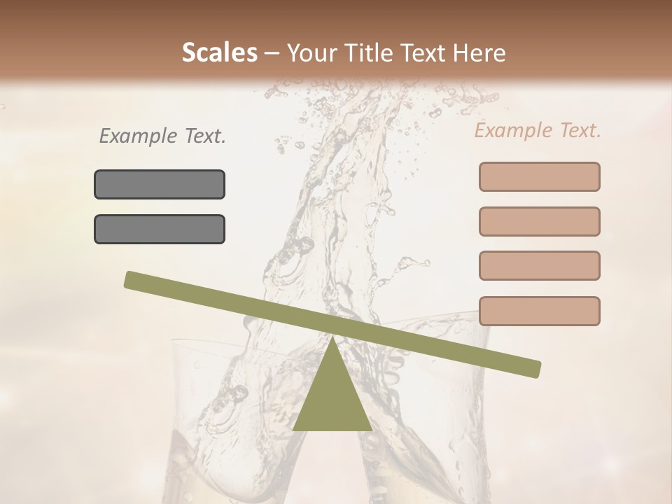 Liquid Splash Champaign Drink PowerPoint Template
