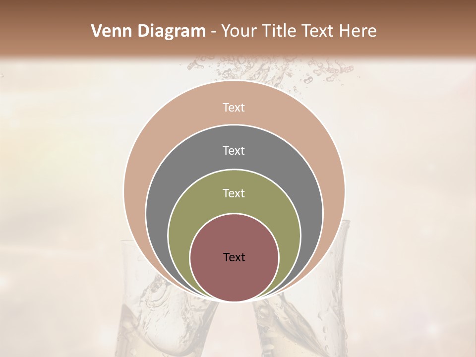 Liquid Splash Champaign Drink PowerPoint Template