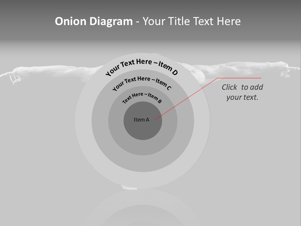 Black And White Pack Strength PowerPoint Template
