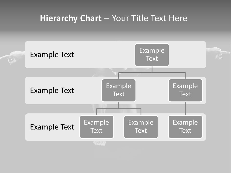 Black And White Pack Strength PowerPoint Template