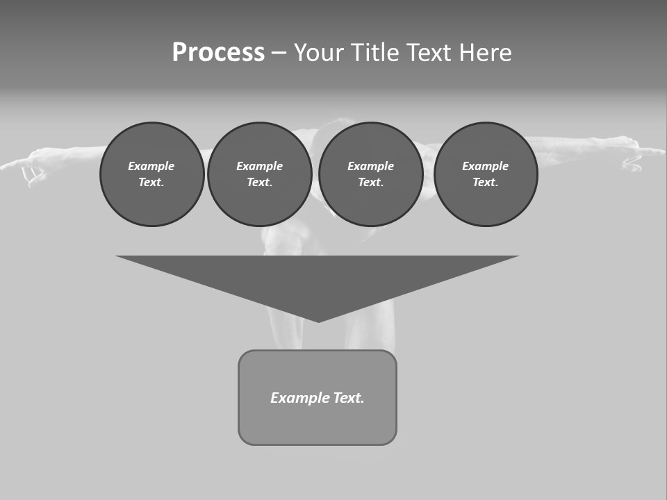 Black And White Pack Strength PowerPoint Template