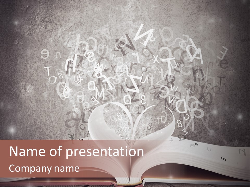 Poetry Verse Vintage PowerPoint Template