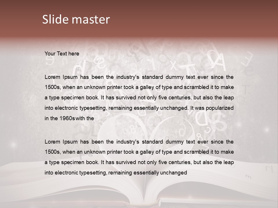 Poetry Verse Vintage PowerPoint Template