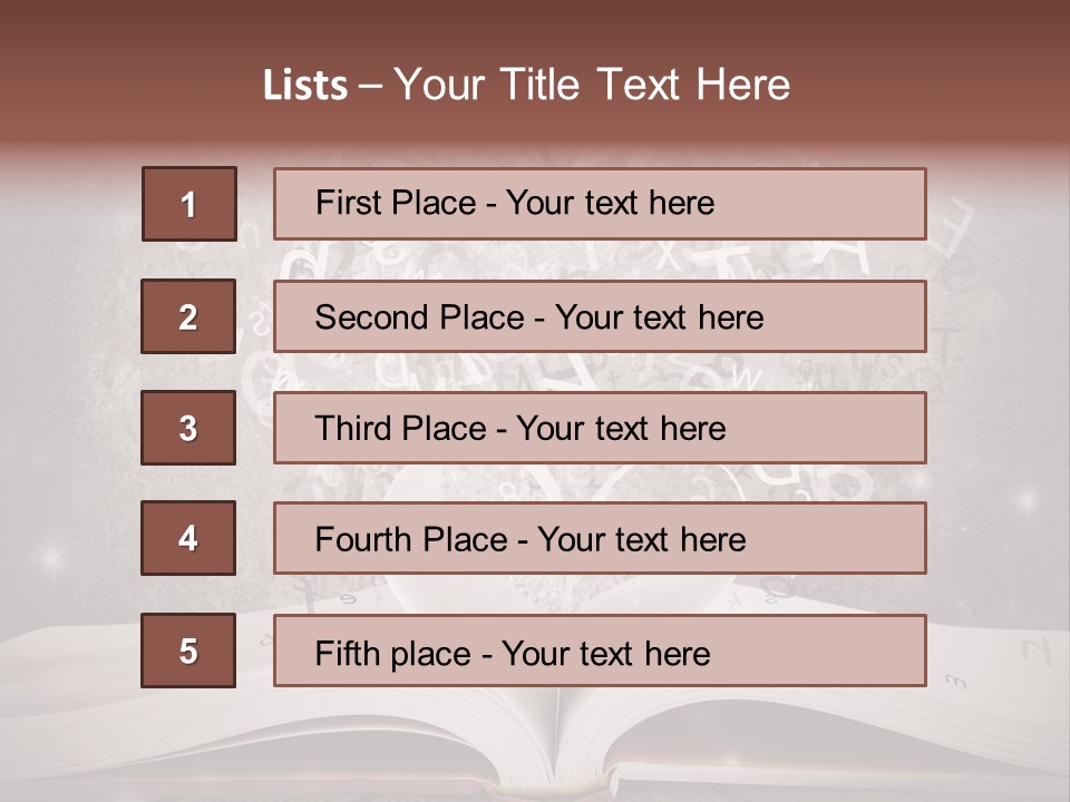 Poetry Verse Vintage PowerPoint Template