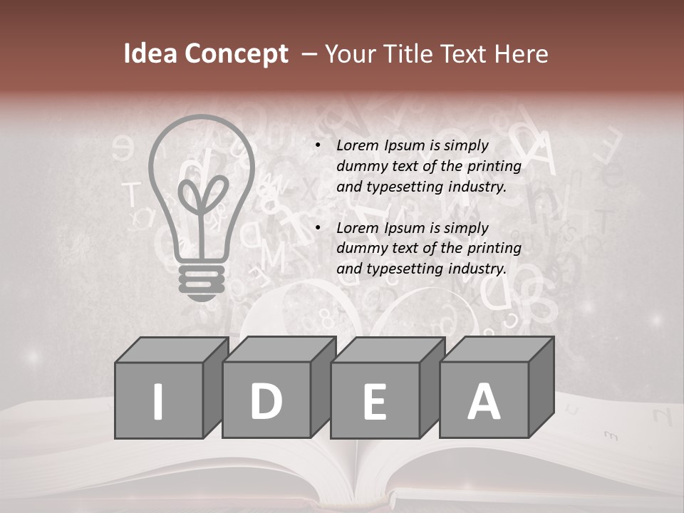 Poetry Verse Vintage PowerPoint Template