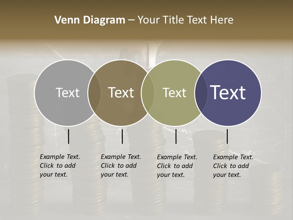 Sale Market Gold PowerPoint Template