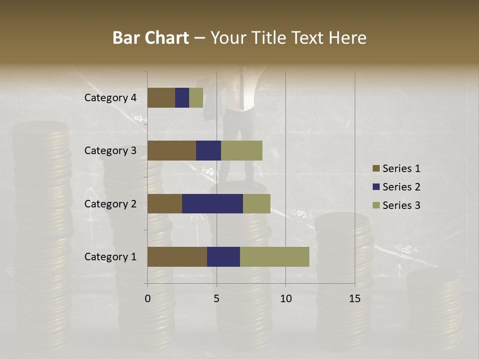 Sale Market Gold PowerPoint Template