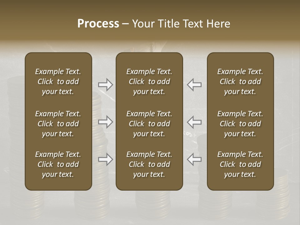 Sale Market Gold PowerPoint Template