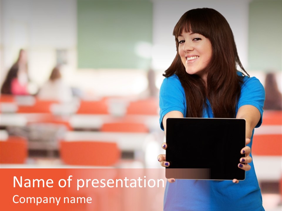 Female Tooth Wireless PowerPoint Template