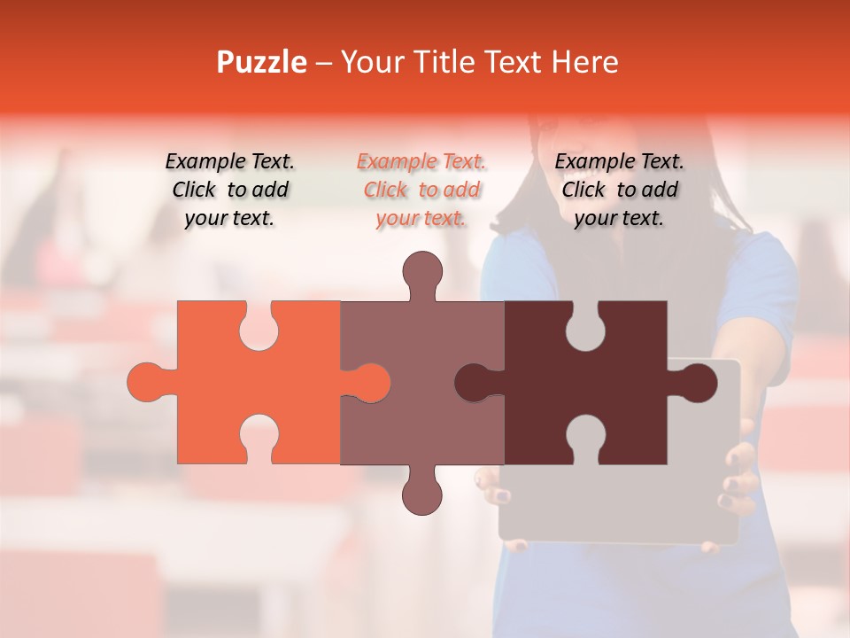 Female Tooth Wireless PowerPoint Template