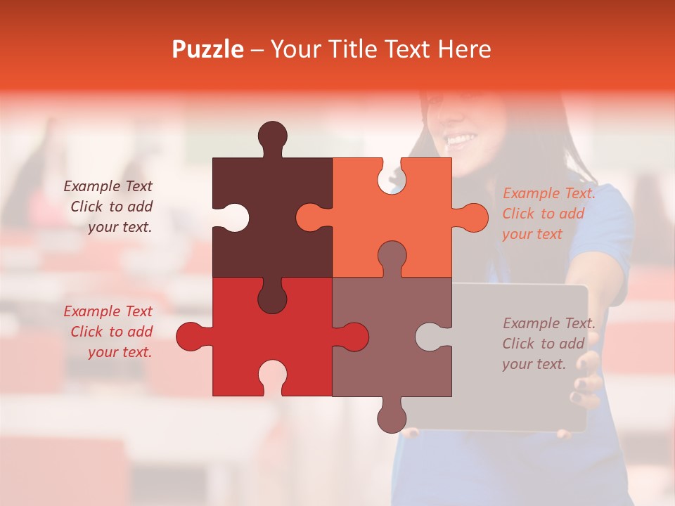 Female Tooth Wireless PowerPoint Template