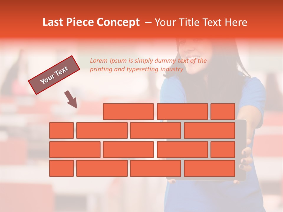 Female Tooth Wireless PowerPoint Template