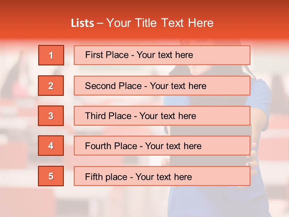 Female Tooth Wireless PowerPoint Template
