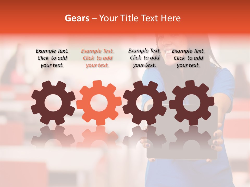 Female Tooth Wireless PowerPoint Template