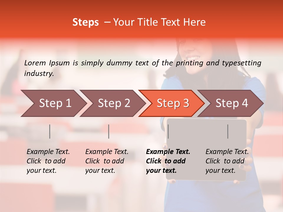 Female Tooth Wireless PowerPoint Template