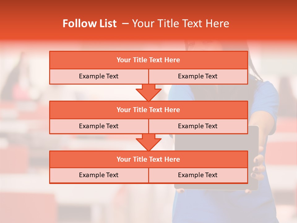 Female Tooth Wireless PowerPoint Template