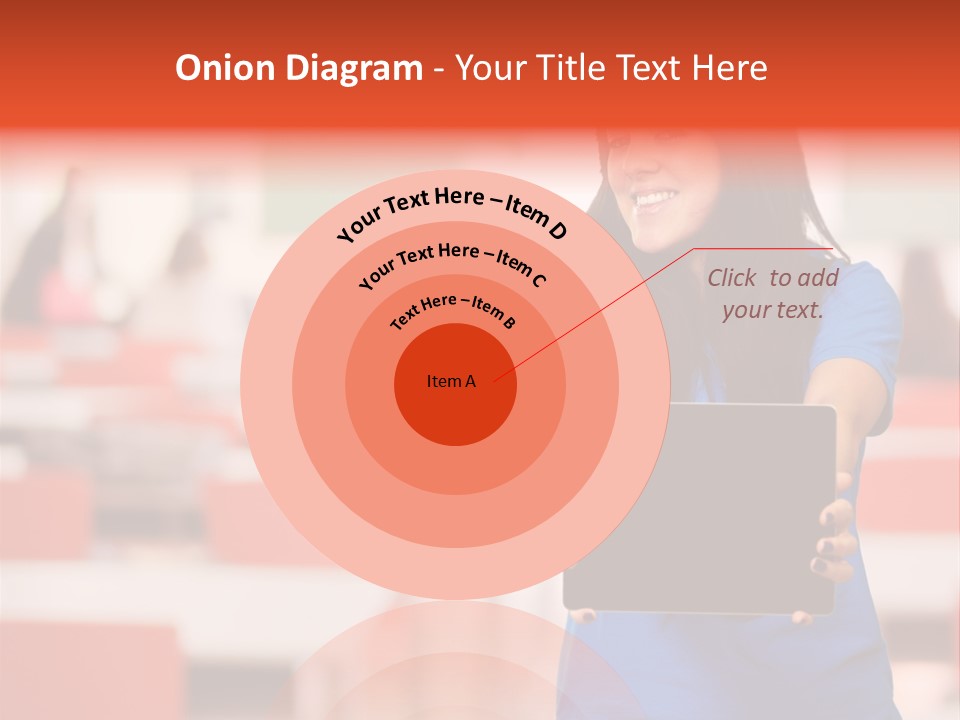 Female Tooth Wireless PowerPoint Template