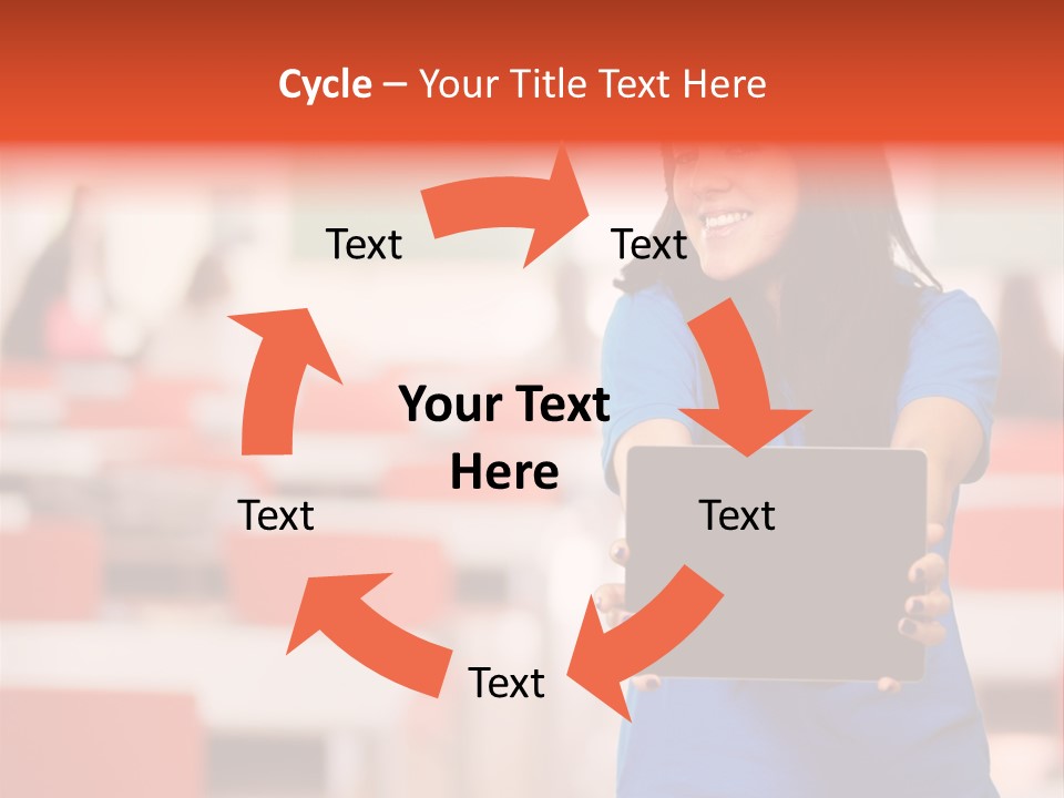 Female Tooth Wireless PowerPoint Template