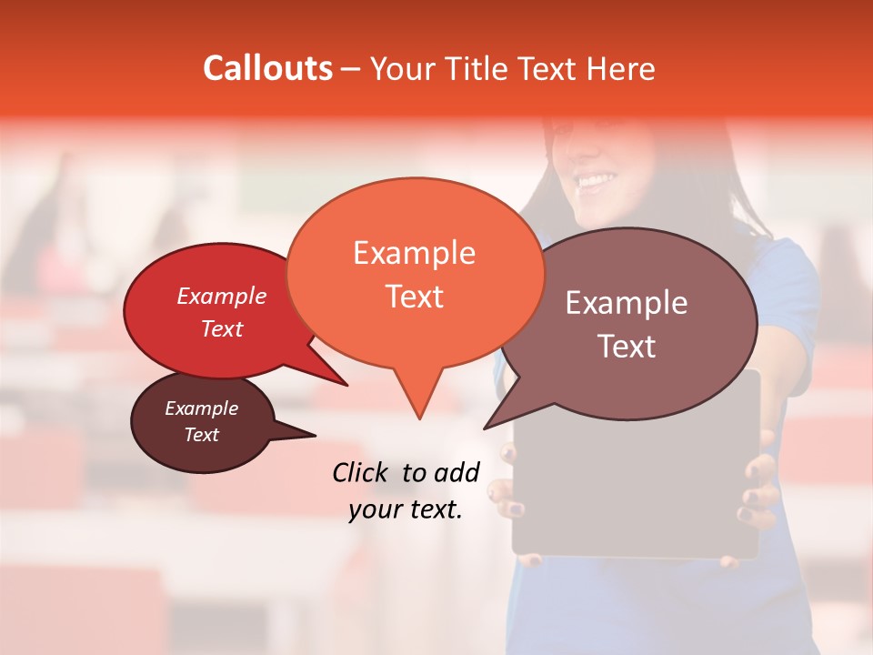 Female Tooth Wireless PowerPoint Template