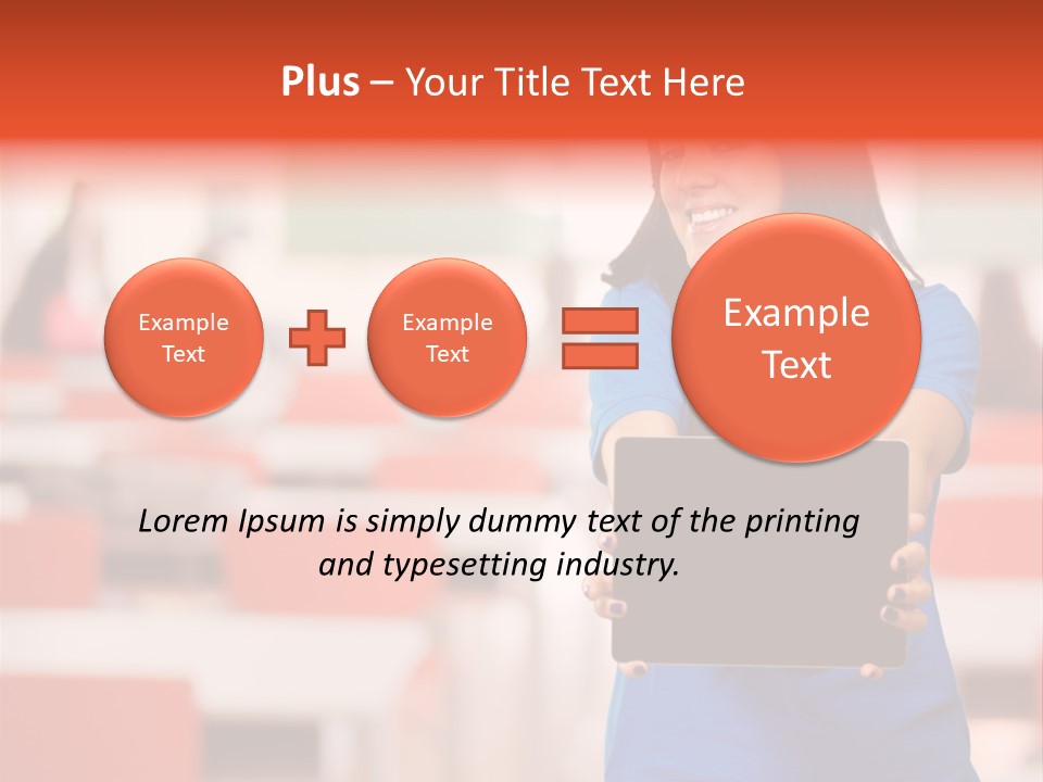 Female Tooth Wireless PowerPoint Template