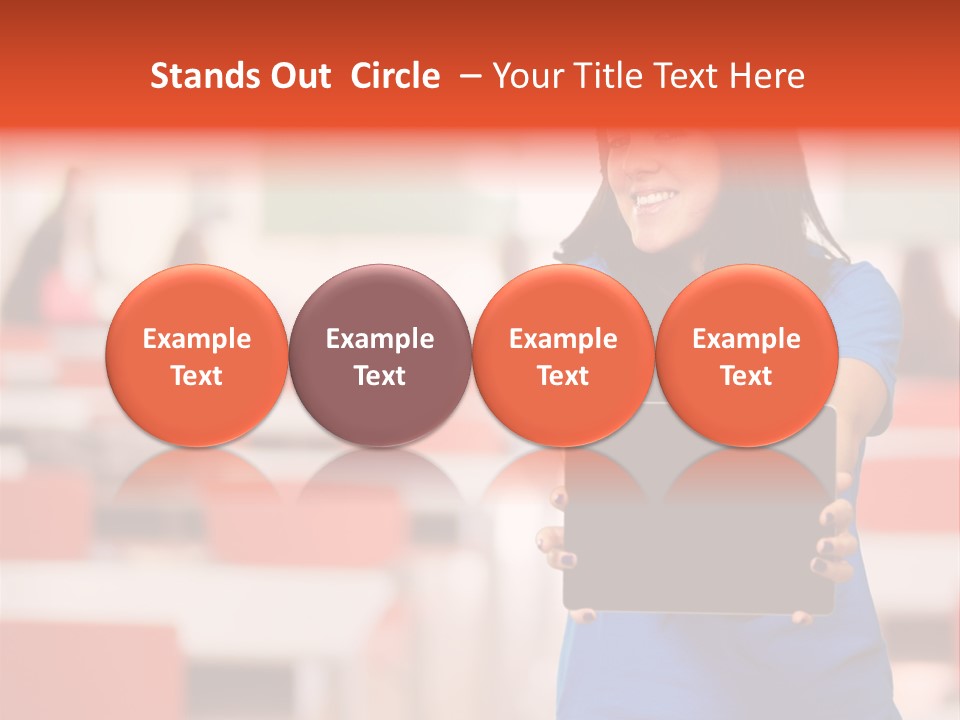 Female Tooth Wireless PowerPoint Template