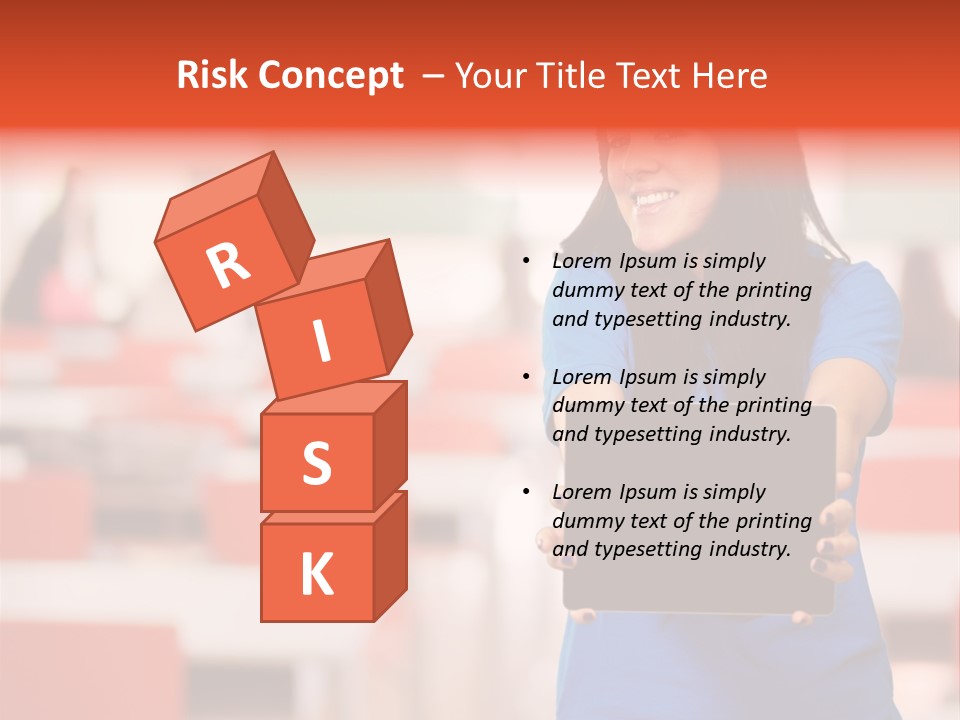 Female Tooth Wireless PowerPoint Template